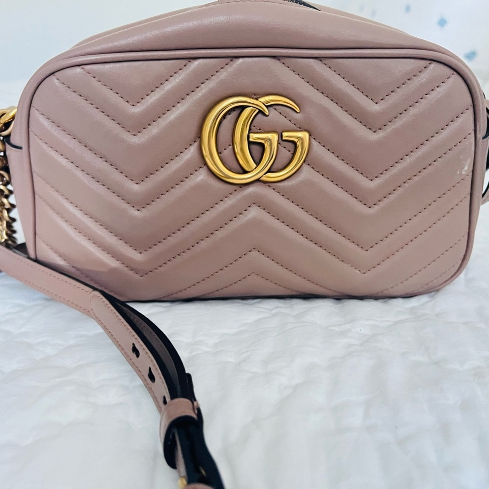 The small GG Marmont chain shoulder bag